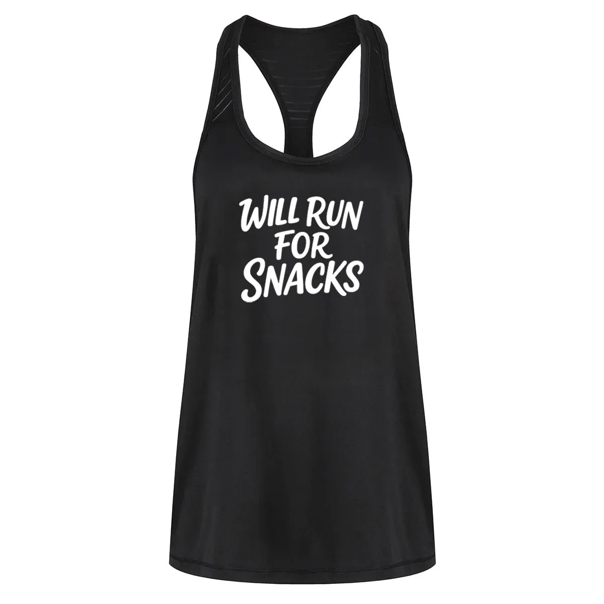 I will Run For Snacks Mesh Racerback Vest sold by Tikiboo