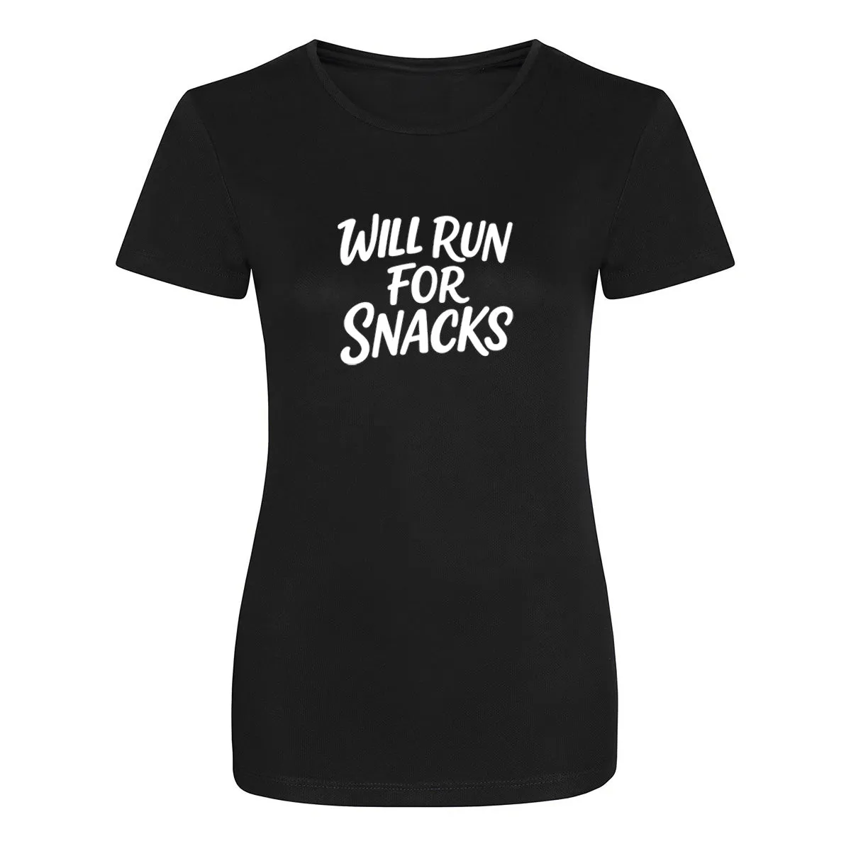 I Will Run For Snacks Technical T-shirt sold by Tikiboo