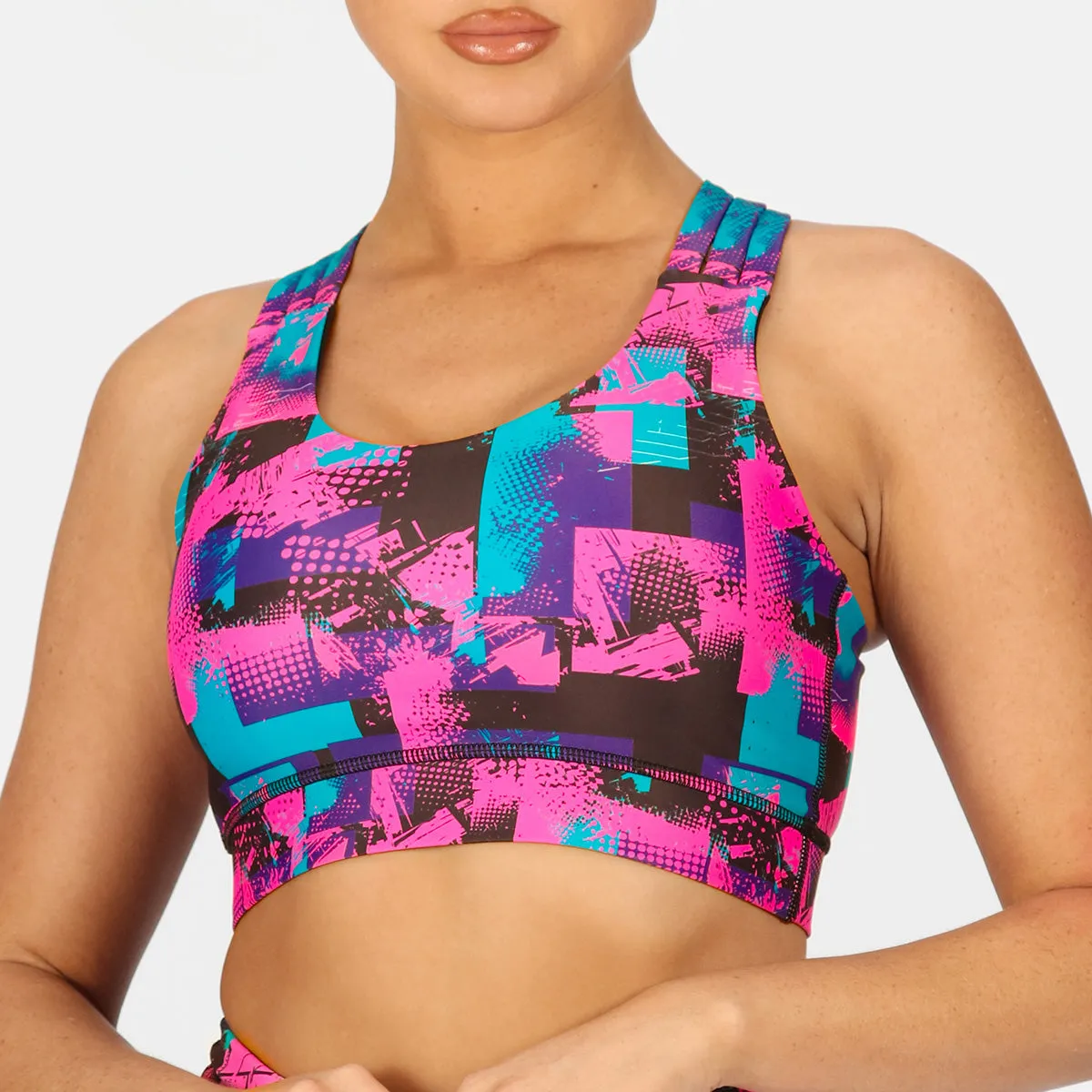 Pre-Order Techno Cross Back Bra sold by Tikiboo