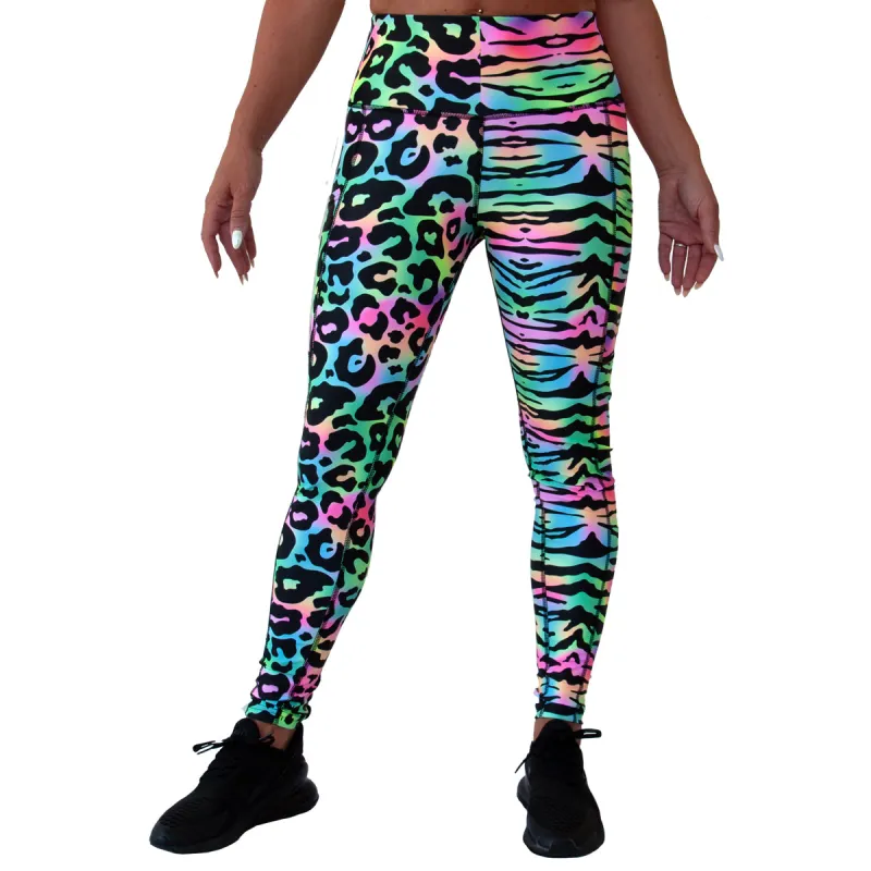 *PRE ORDER* Pastel Jungle Leggings sold by Tikiboo