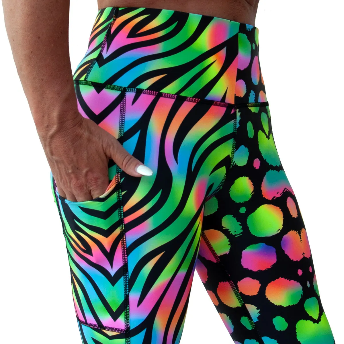 *PRE ORDER* Neon Pick ‘n’ Mix Leggings sold by Tikiboo product image thumbnail 4