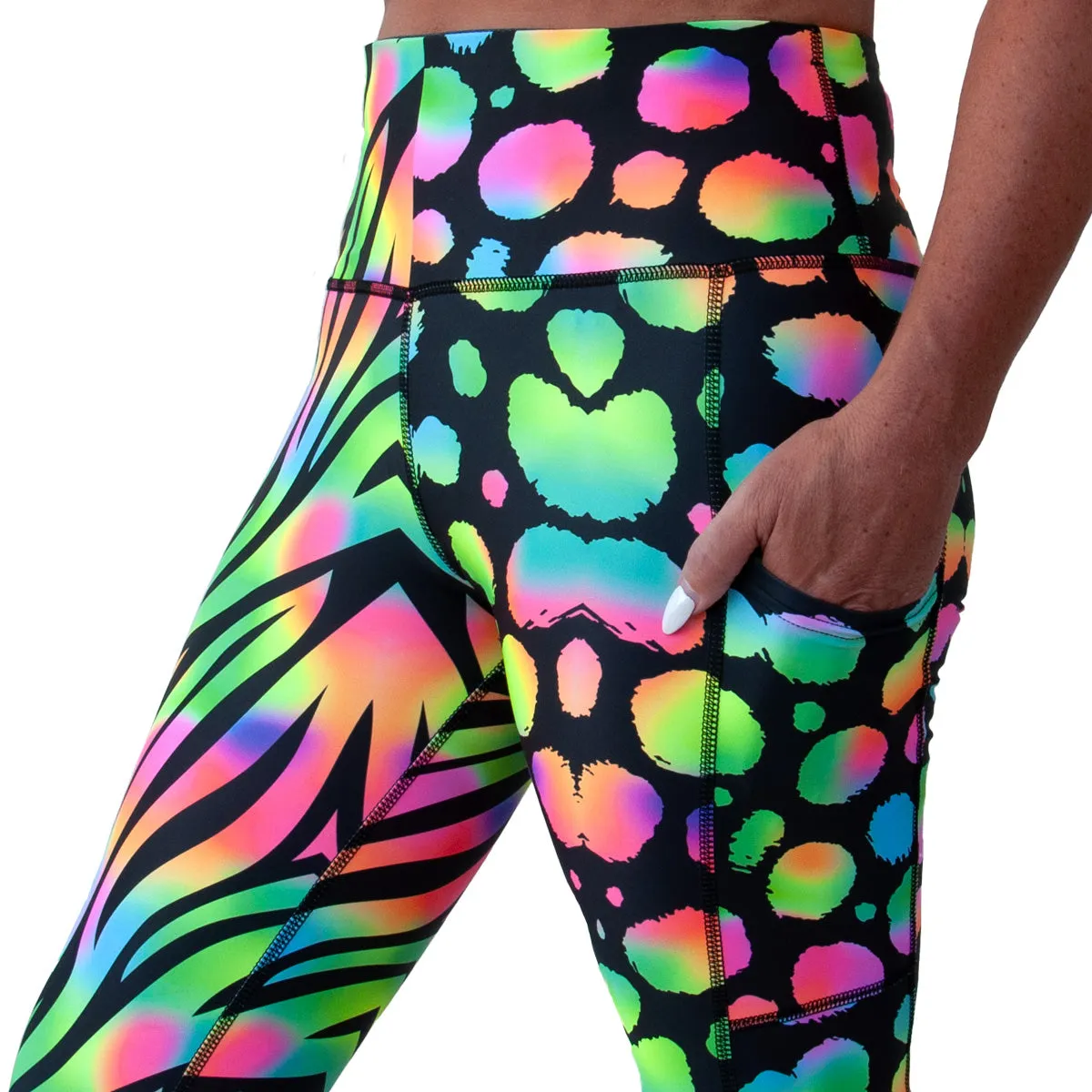 *PRE ORDER* Neon Pick ‘n’ Mix Leggings sold by Tikiboo product image thumbnail 2