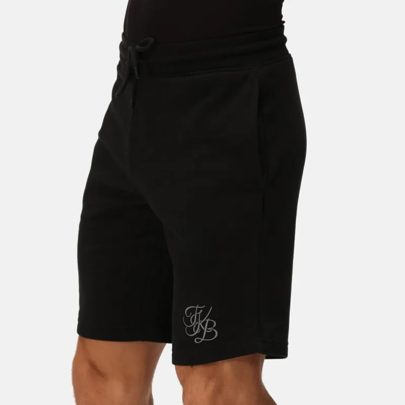 TKB Man Black Organic Sweat Shorts made by Tikiboo