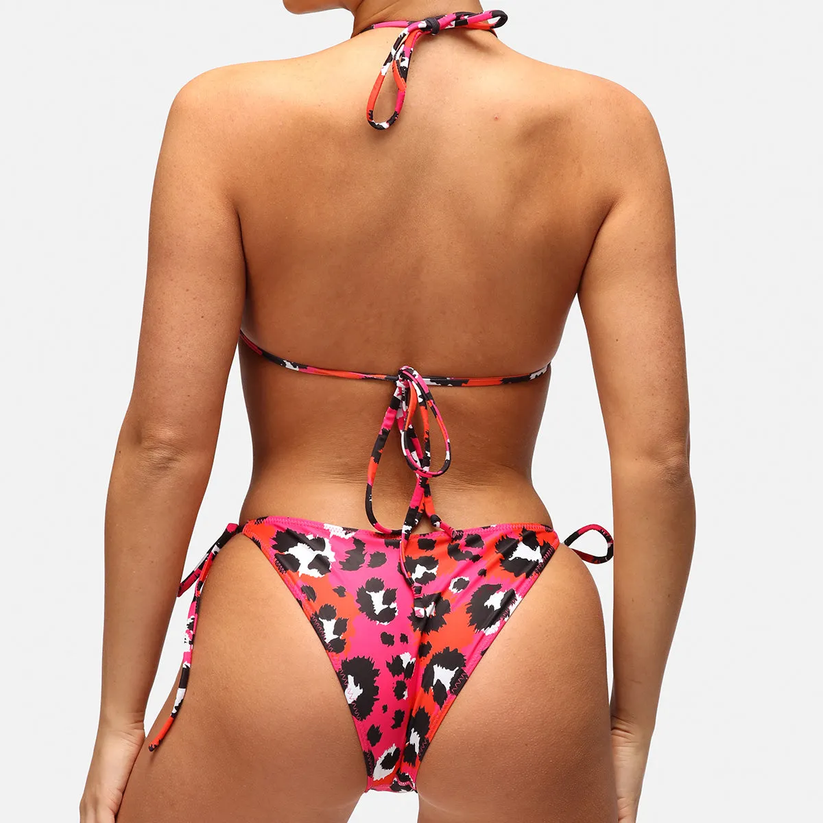 Leopard Lush Tie Side Tikini Bottoms sold by Tikiboo product image thumbnail 4