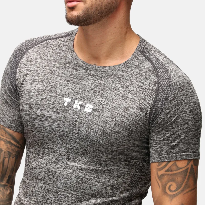 TKB Man Charcoal Performance Seamless T-Shirt sold by Tikiboo