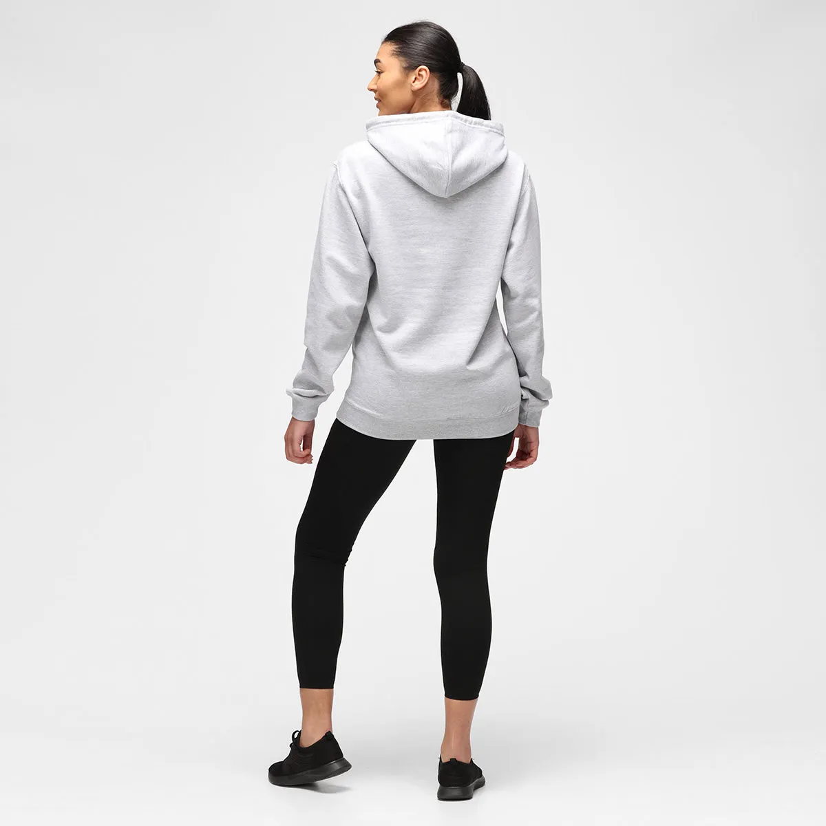Heather Grey Diamond Hoodie sold by Tikiboo product image thumbnail 5