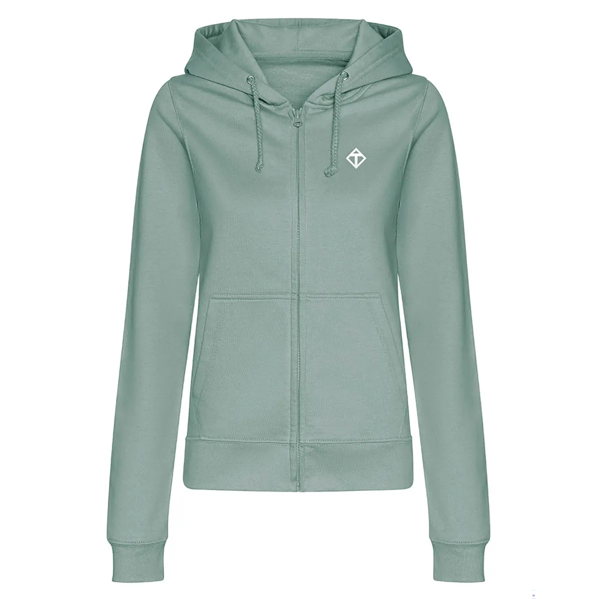 Dusky Green Diamond Ladies Zoodie sold by Tikiboo product image thumbnail 4
