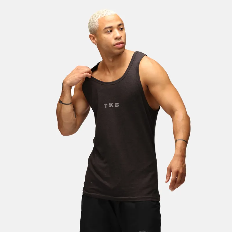 TKB Man Heather Black Tri Blend Vest sold by Tikiboo