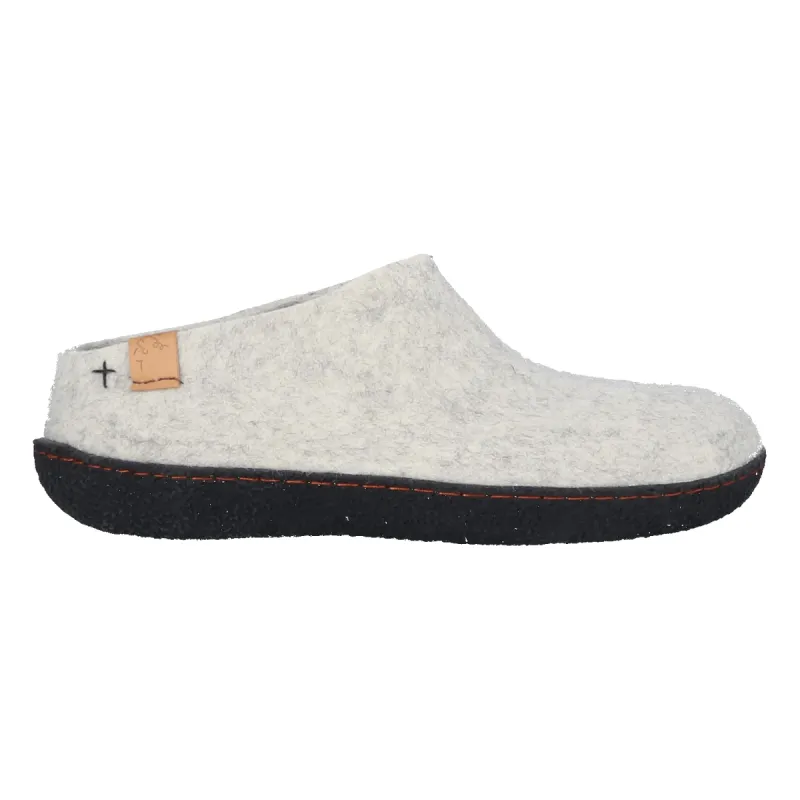 Slipa Wolvilt Instap Pantoffels Natural Delta sold by Tofvel