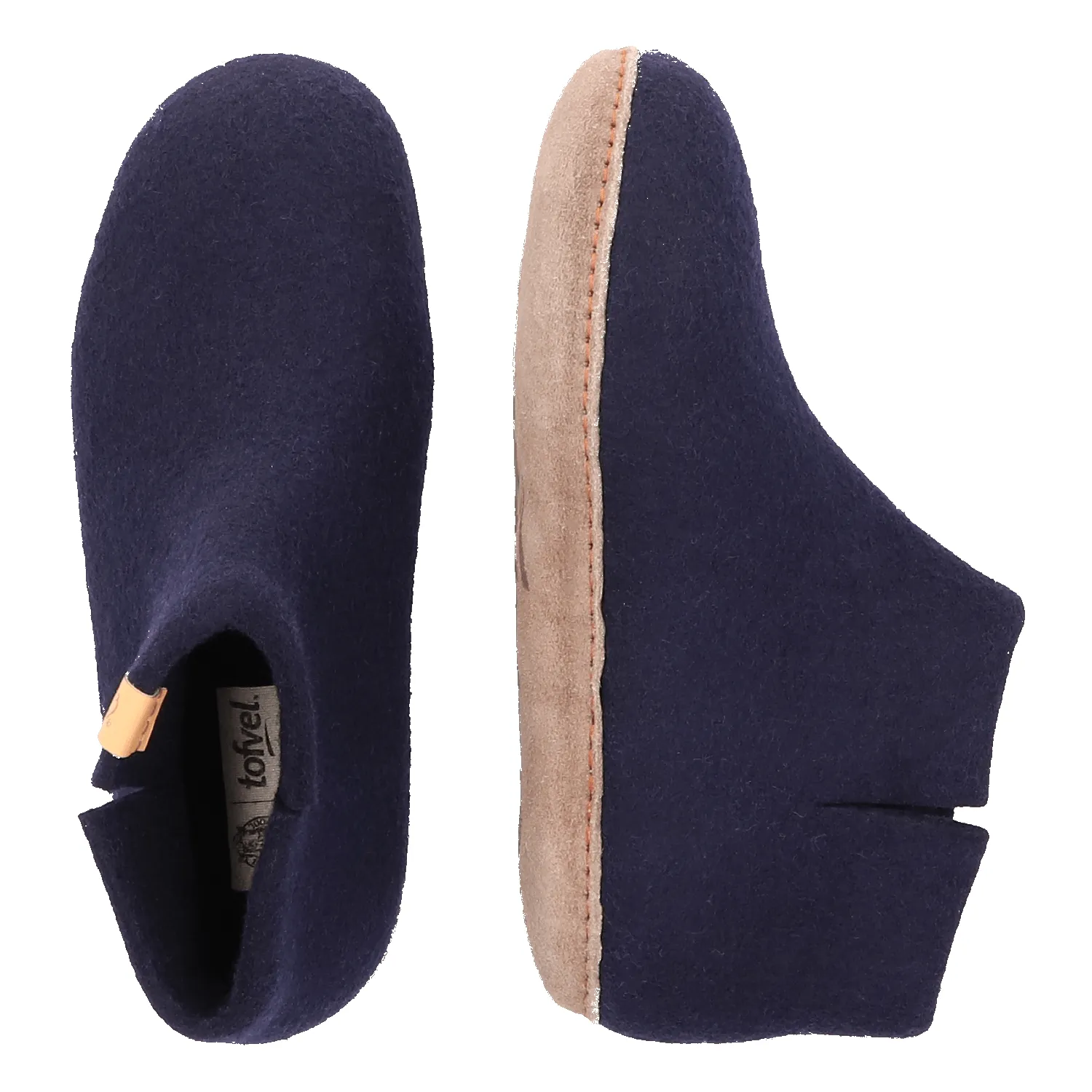 Mula Wolvilt Sloffen Navy Blue sold by Tofvel product image thumbnail 2