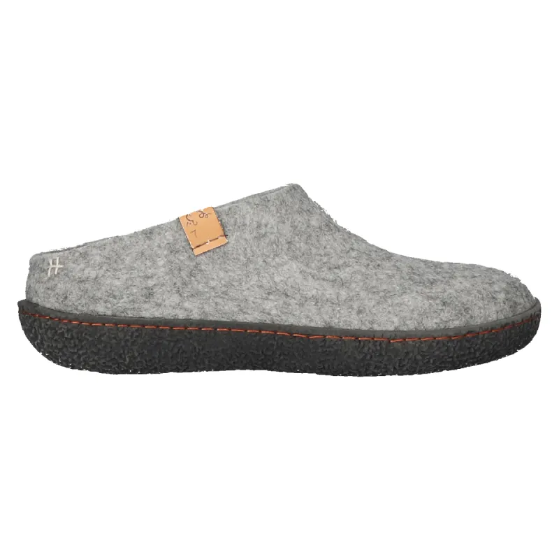 Slipa Wolvilt Instap Pantoffels Marbled Light Grey sold by Tofvel