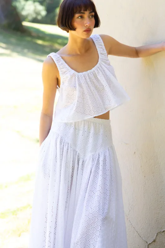 Ella Elasticated Tank Top sold by Toit Volant