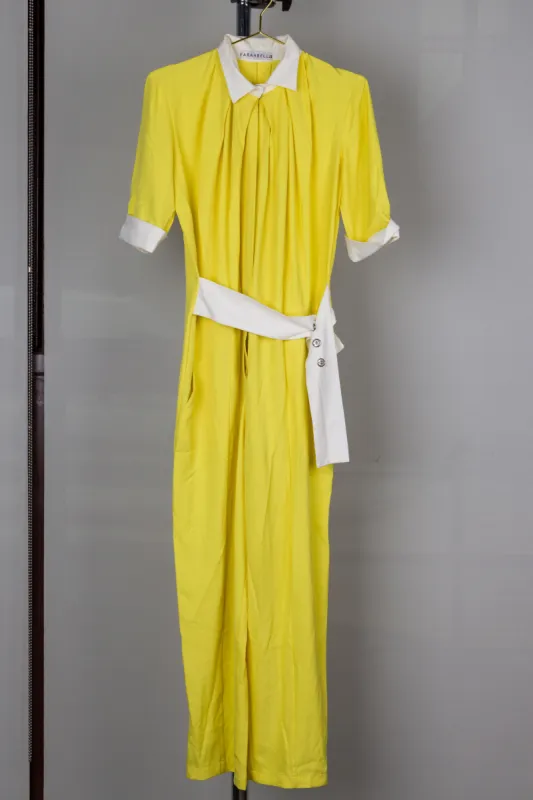 SAMPLE - Contrast Jumpsuit in S sold by Toit Volant