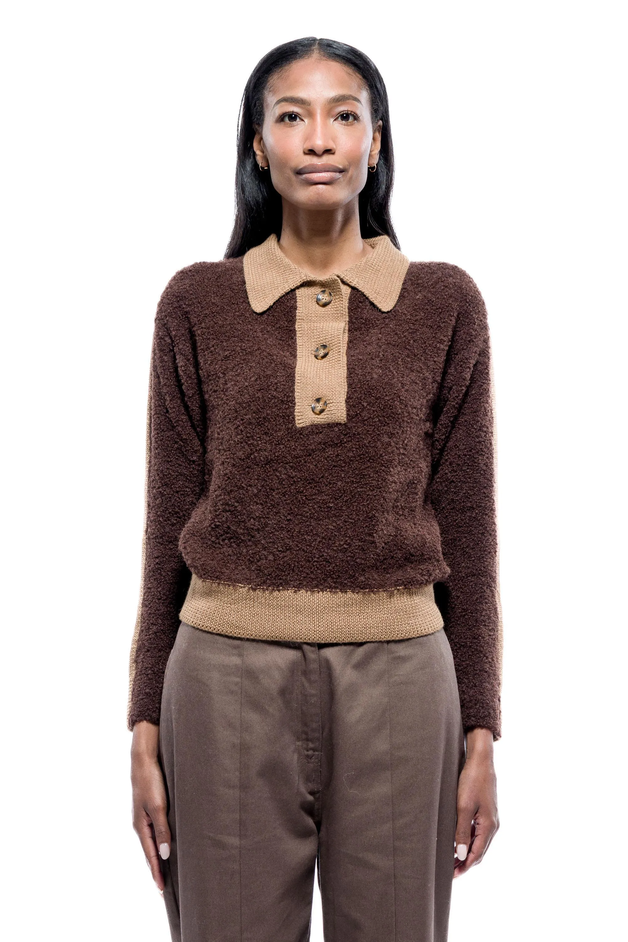 Rhea Polo Sweater sold by Toit Volant product image thumbnail 2