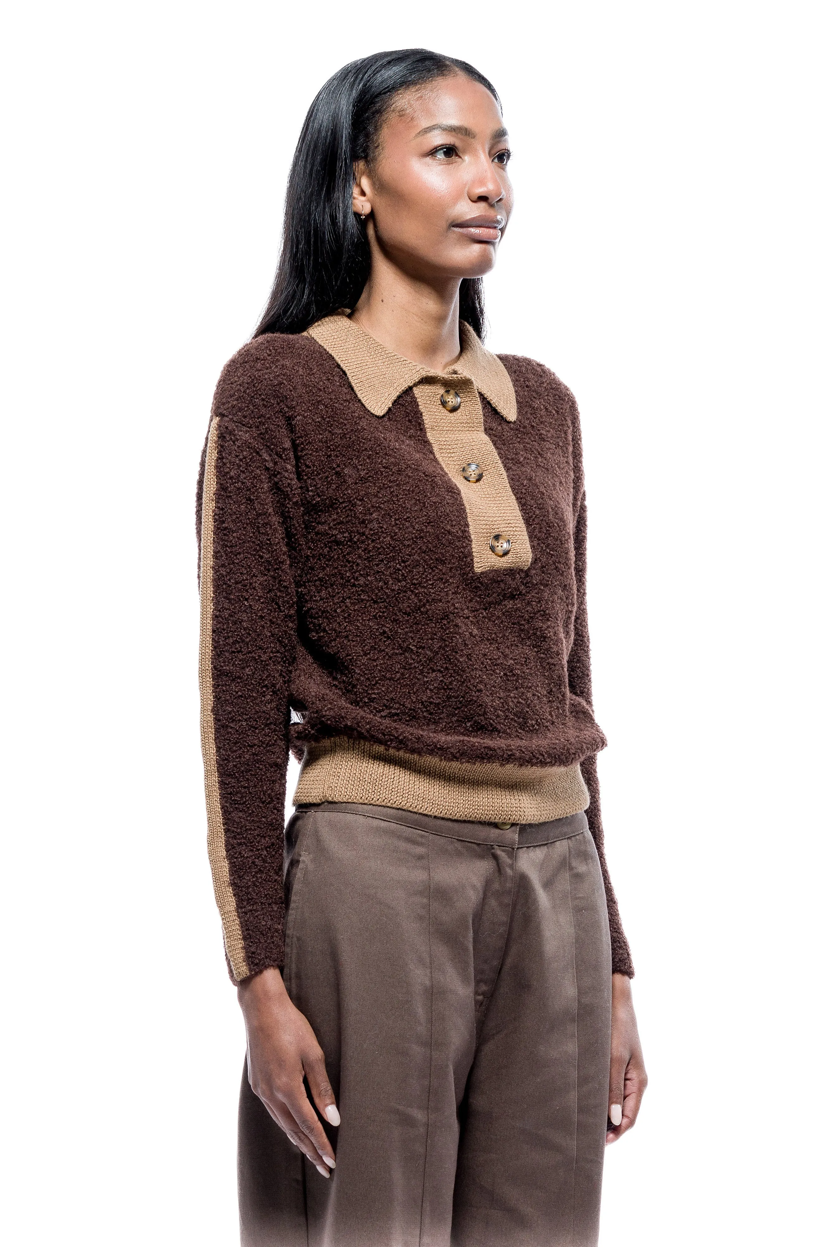 Rhea Polo Sweater sold by Toit Volant product image thumbnail 4