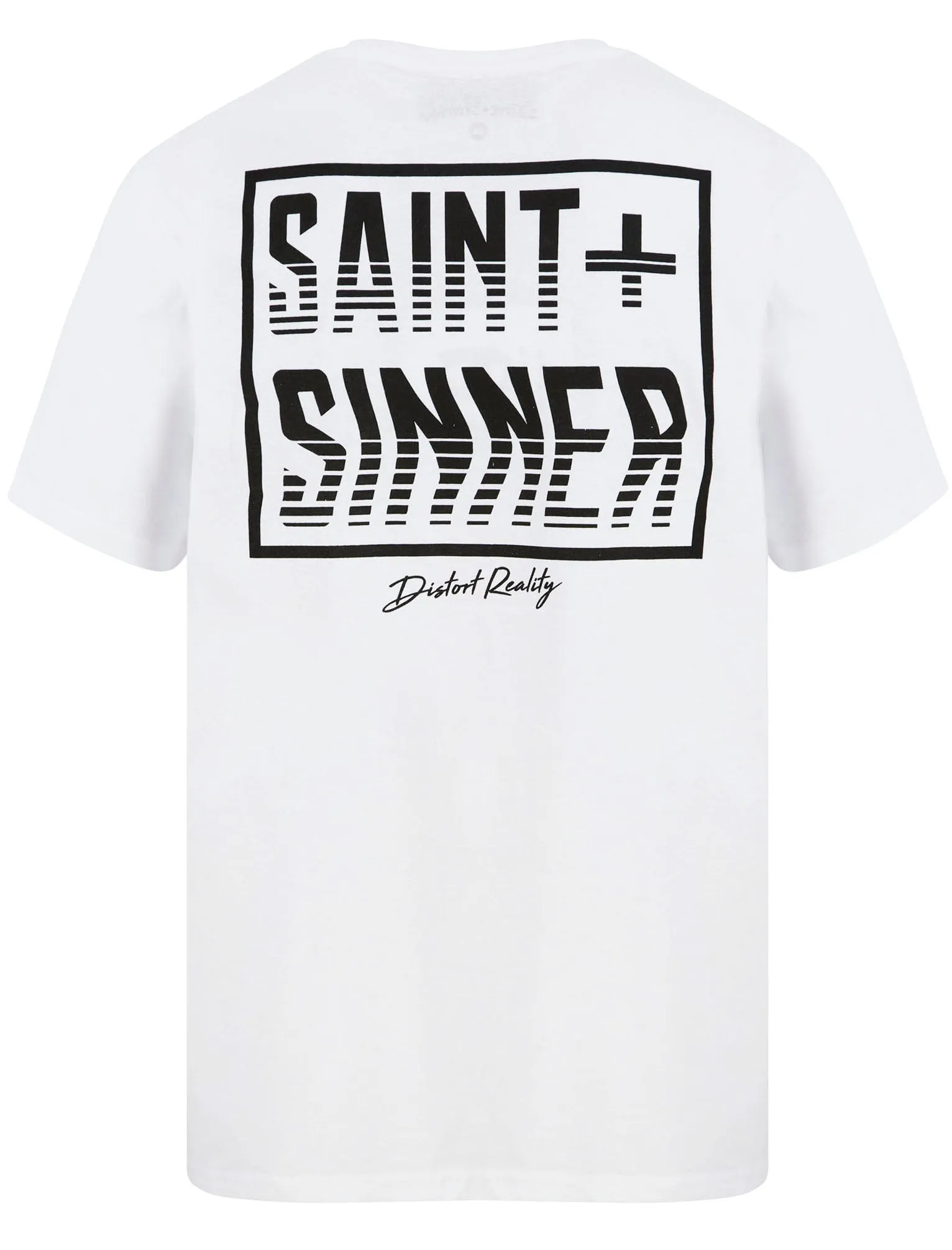 Waved Tee Motif Cotton Jersey T-Shirt in Bright White - Saint + Sinner sold by Tokyo Laundry product image thumbnail 3