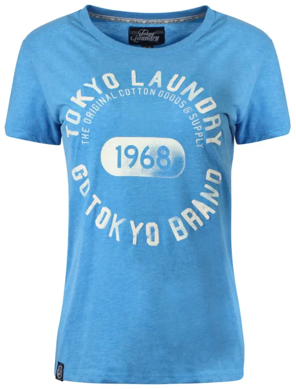 Tokyo Laundry Clarissa t-shirt in Blue sold by Tokyo Laundry