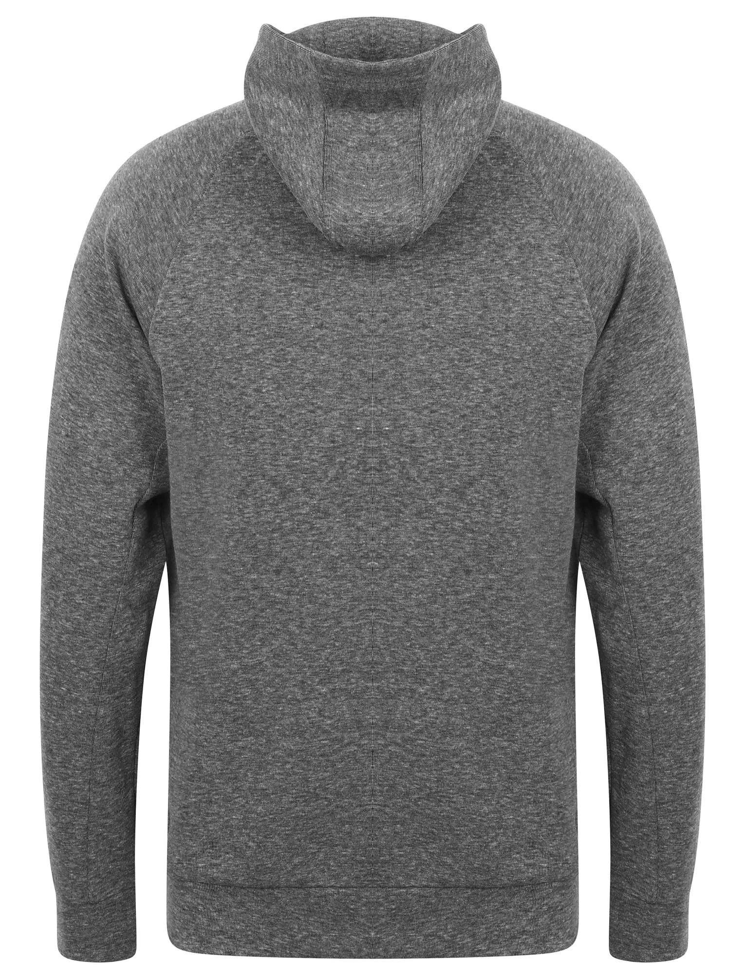 Daudi Cotton Blend Pullover Hoodie In Black & Grey Marl - Dissident sold by Tokyo Laundry product image thumbnail 3