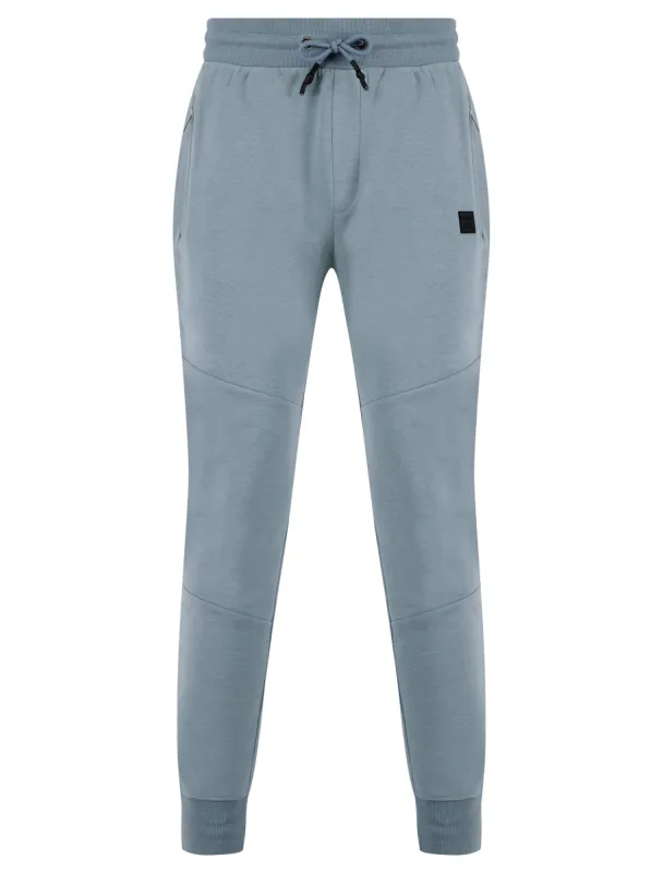Invective Brushback Fleece Cuffed Zip Pocket Joggers in Cool Grey - Tokyo Laundry sold by Tokyo Laundry