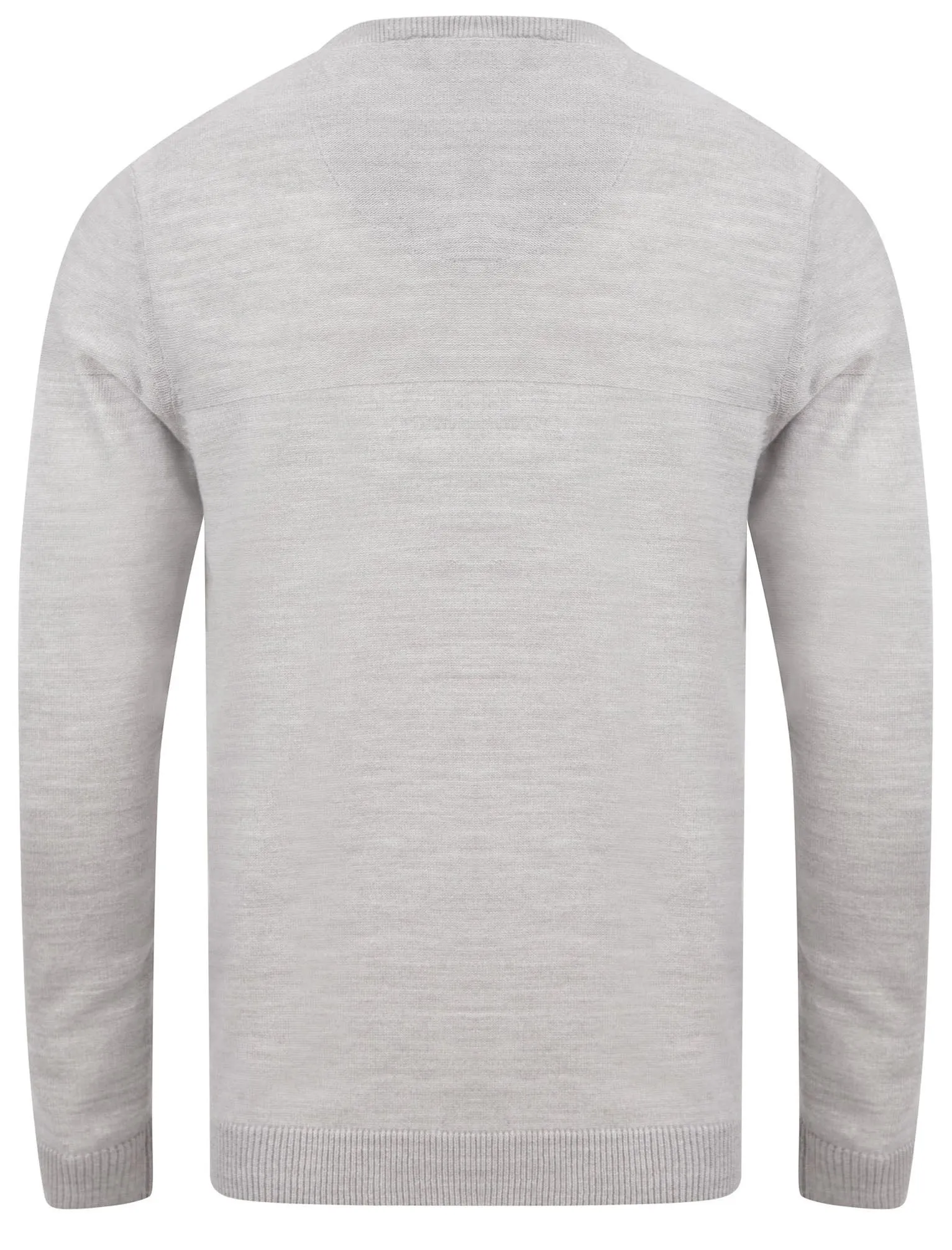 Bolington Basic V Neck Knitted Jumper in Light Grey Marl - Kensington Eastside sold by Tokyo Laundry product image thumbnail 2