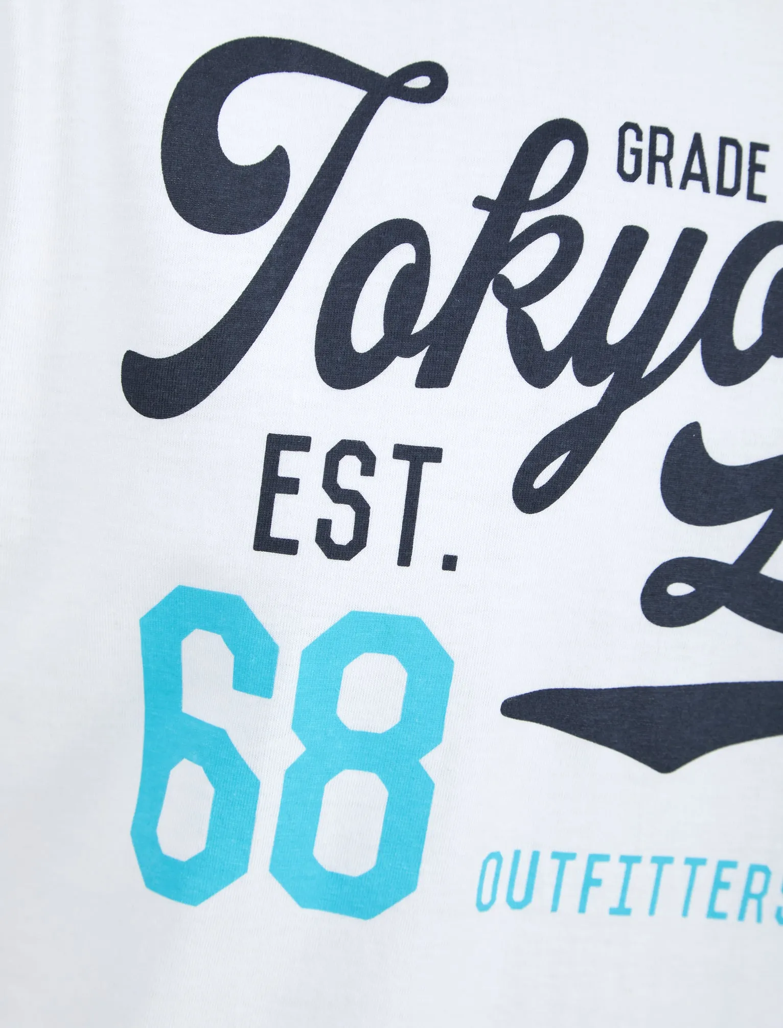 Cleverland Motif Cotton Jersey T-Shirt in Optic White - Tokyo Laundry sold by Tokyo Laundry product image thumbnail 3