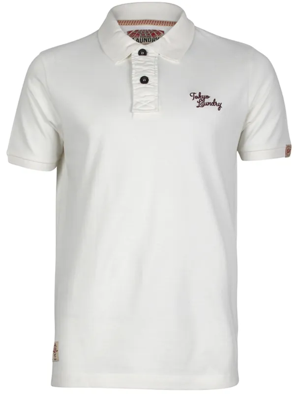 Tokyo Laundry Sophomore White Polo Shirt sold by Tokyo Laundry