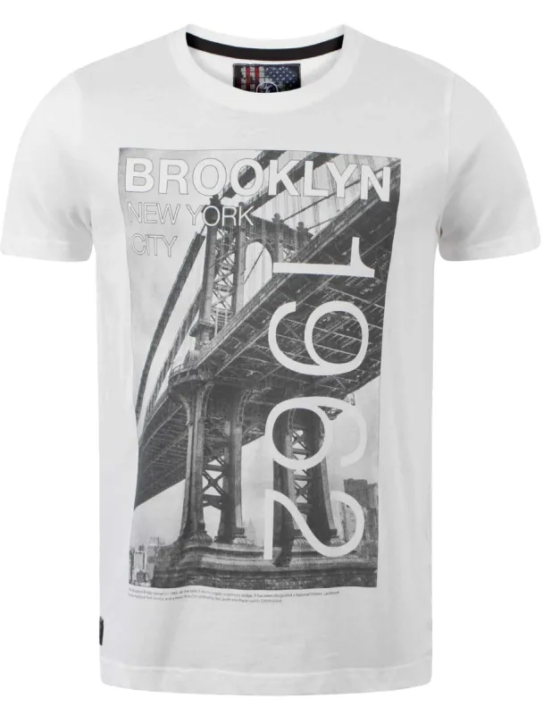 Dissident Brooklyn 1962 T-Shirt in Ivory sold by Tokyo Laundry