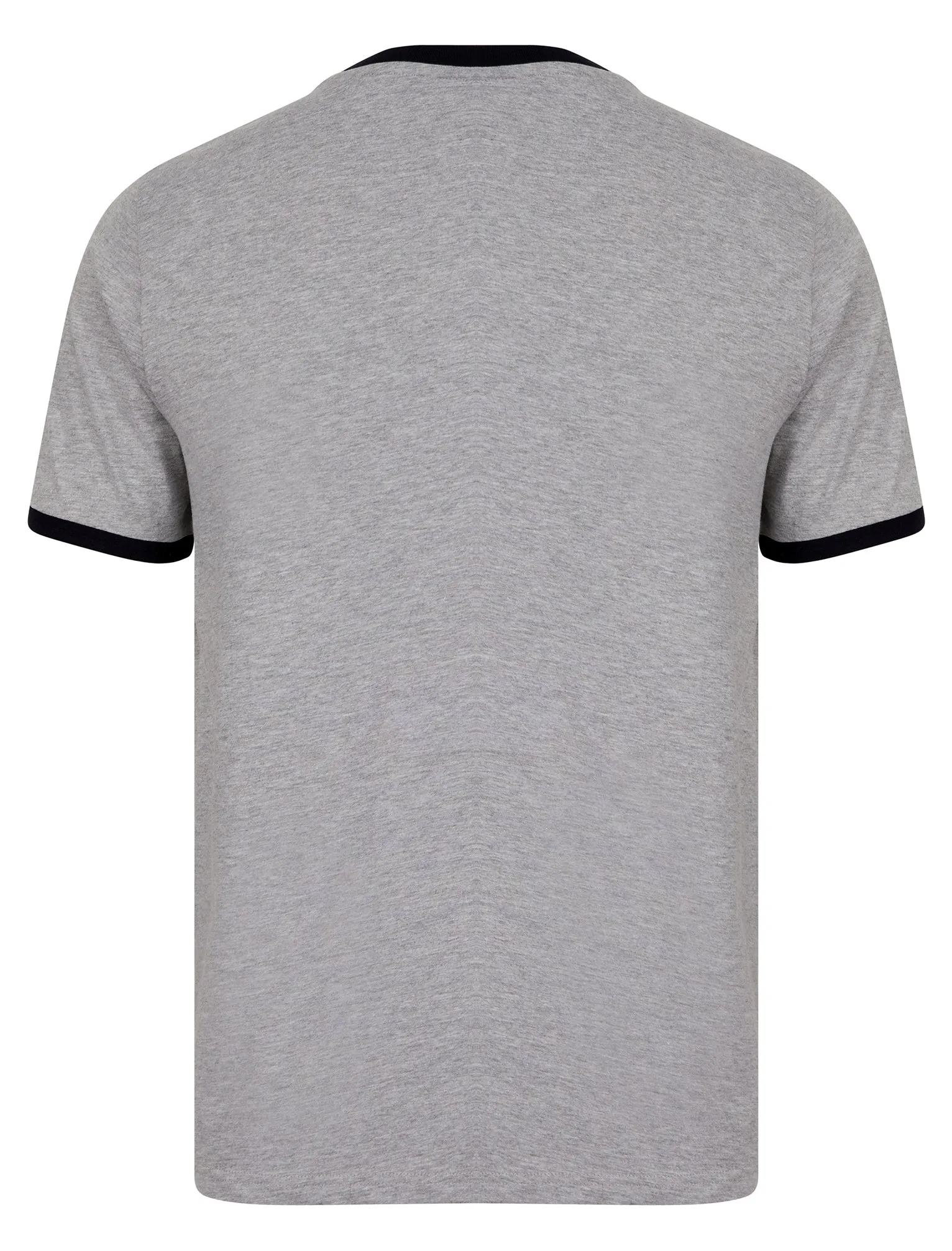 Ryobi Motif Jersey Grindle Crew-Neck Ringer T-Shirt in Light Grey Marl - Tokyo Laundry sold by Tokyo Laundry product image thumbnail 2