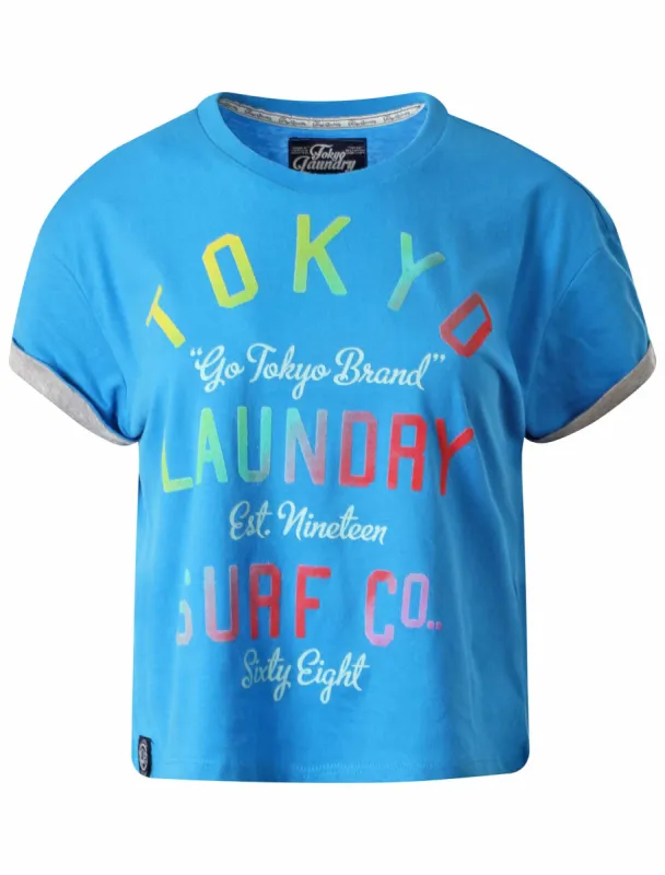 Tokyo Laundry Erica blue t-shirt sold by Tokyo Laundry