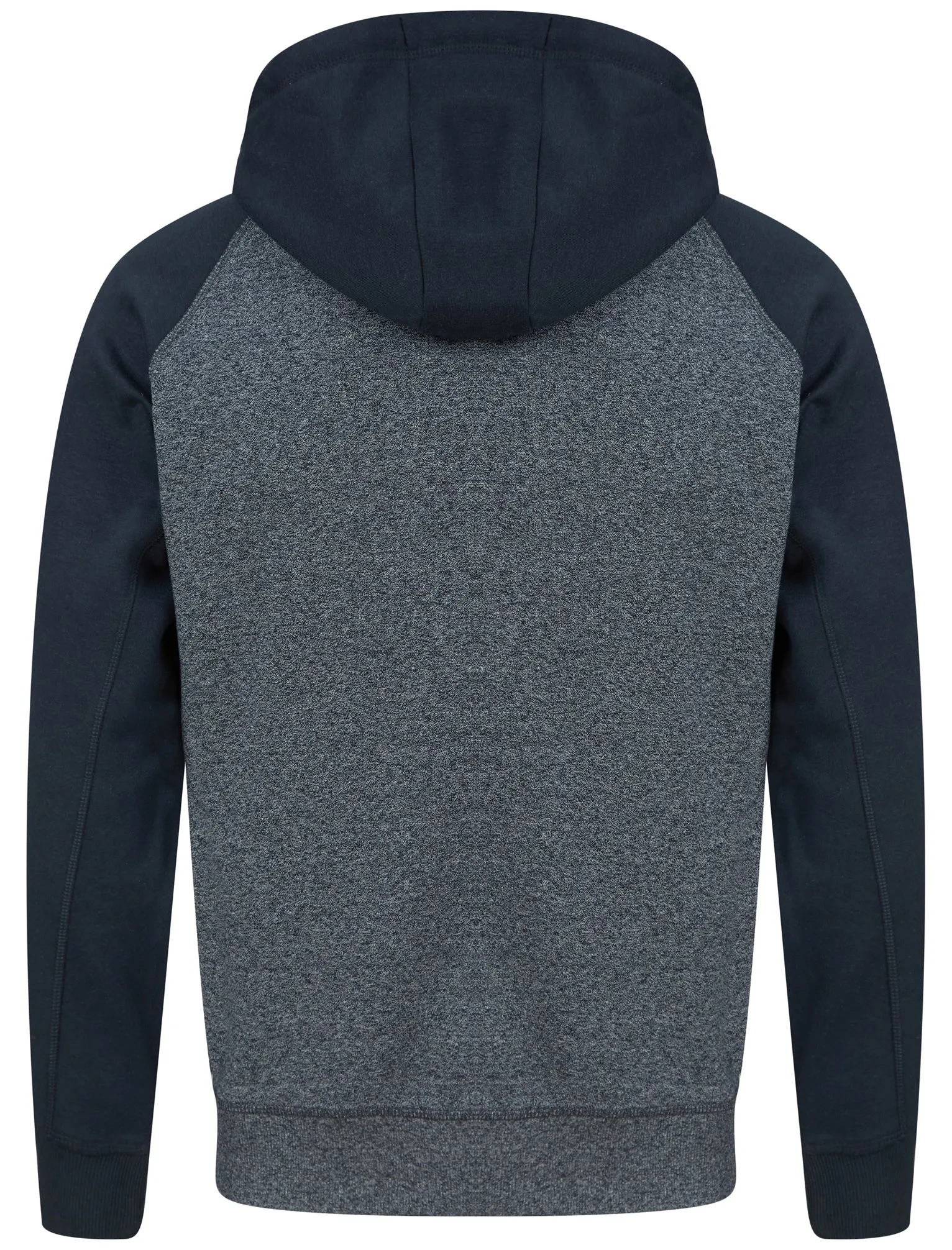 Surround Raglan Sleeve Brushback Fleece Pullover Hoodie in Navy Grindle - Tokyo Laundry sold by Tokyo Laundry product image thumbnail 2