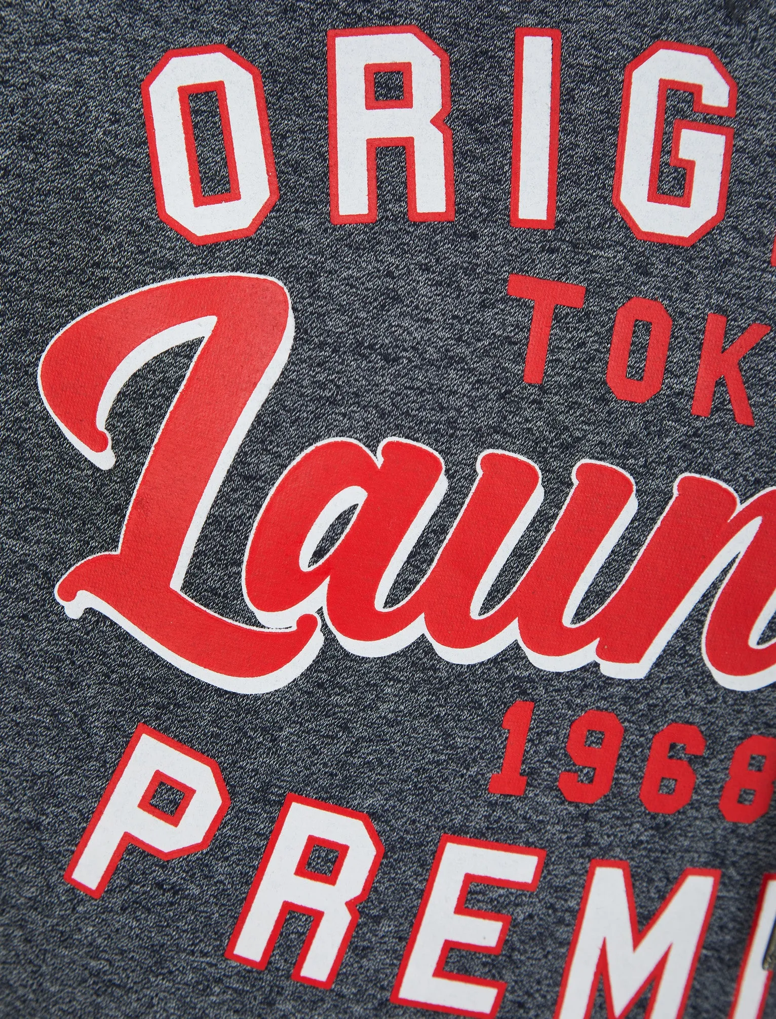 Surround Raglan Sleeve Brushback Fleece Pullover Hoodie in Navy Grindle - Tokyo Laundry sold by Tokyo Laundry product image thumbnail 3