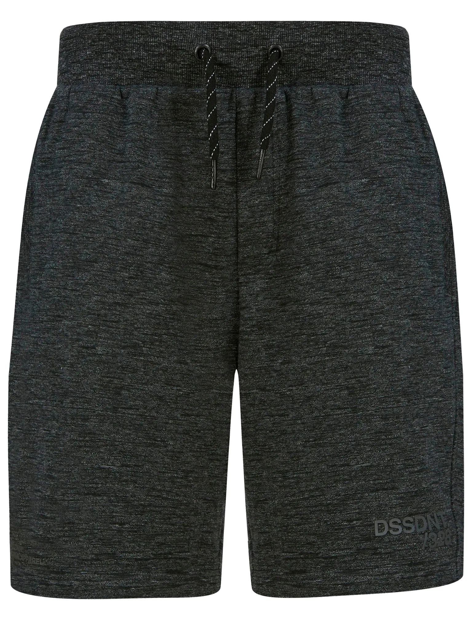 Pitsea Space Dye Cotton Blend Brushback Fleece Jogger Shorts in Black - Dissident sold by Tokyo Laundry product image thumbnail 2