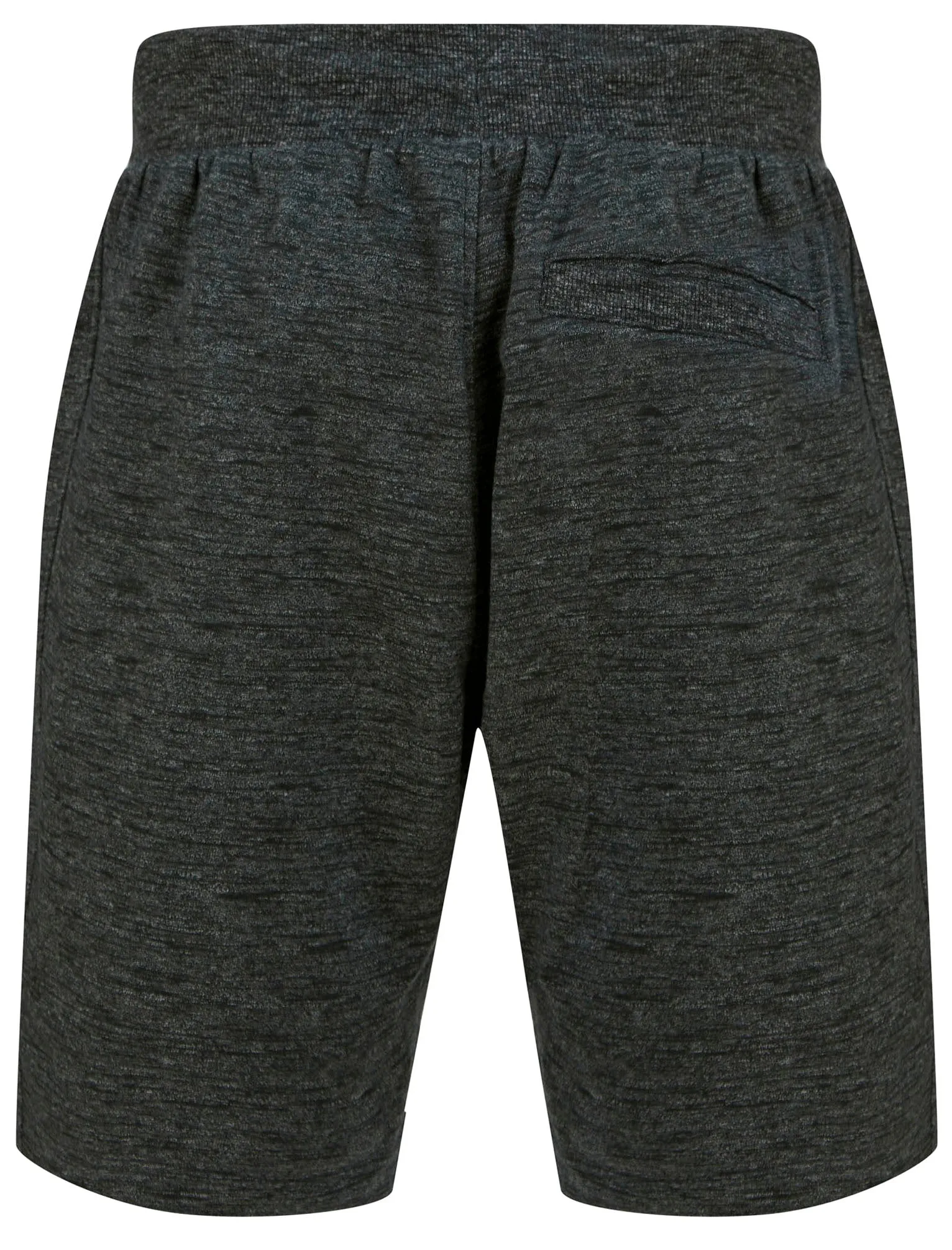 Pitsea Space Dye Cotton Blend Brushback Fleece Jogger Shorts in Black - Dissident sold by Tokyo Laundry product image thumbnail 3