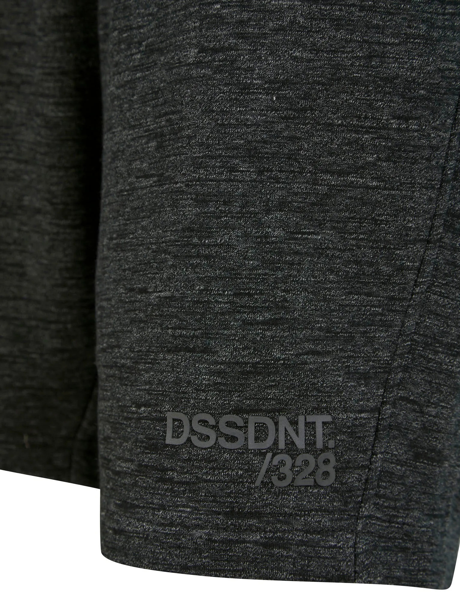 Pitsea Space Dye Cotton Blend Brushback Fleece Jogger Shorts in Black - Dissident sold by Tokyo Laundry product image thumbnail 4