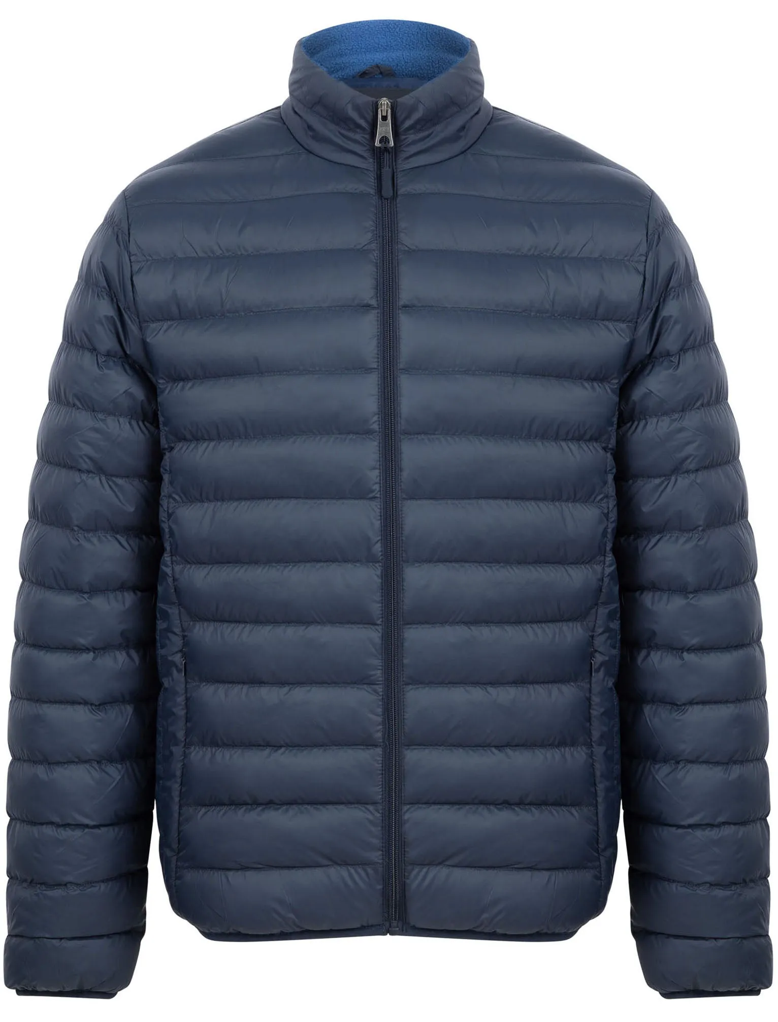 Inigo Funnel Neck Quilted Puffer Jacket in Sky Captain Navy - Tokyo Laundry sold by Tokyo Laundry product image thumbnail 3