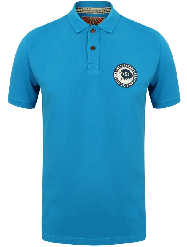 Oak Harbour Polo Shirt in Swedish Blue - Tokyo Laundry sold by Tokyo Laundry