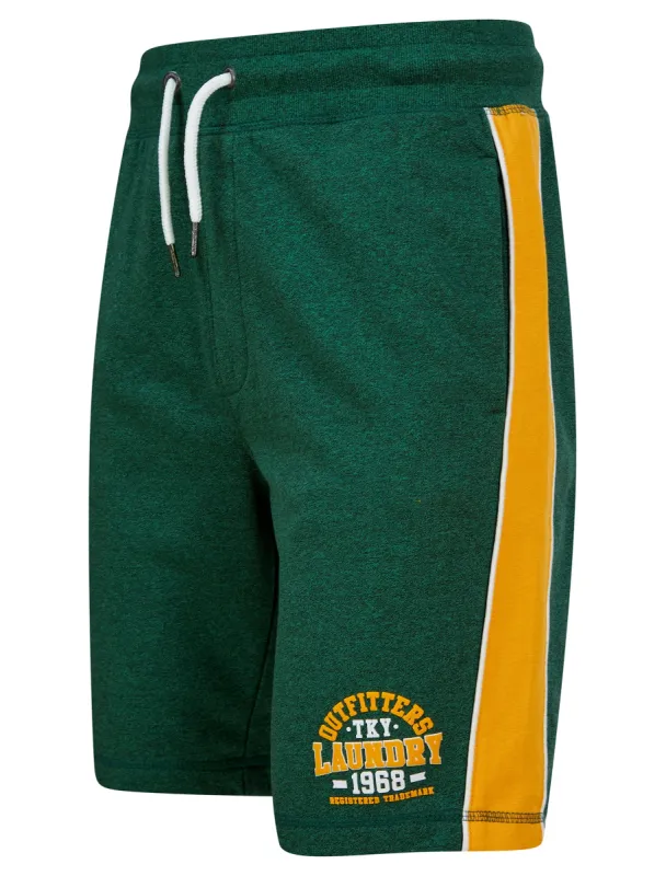 Edit Grindle Jogger Shorts with Contrast Panels in Green  - Tokyo Laundry sold by Tokyo Laundry