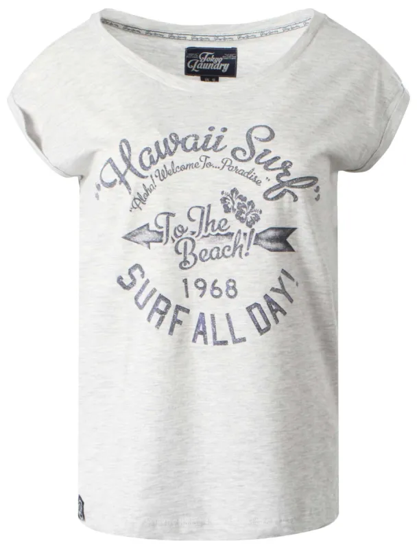 Tokyo Laundry Lizzy white t-shirt sold by Tokyo Laundry