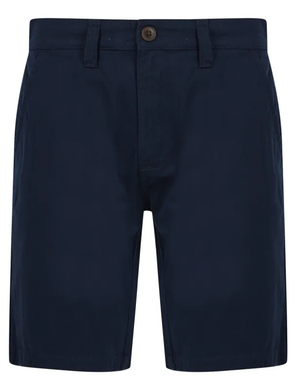 Elvio Cotton Twill Chino Shorts in Sky Captain Navy - Tokyo Laundry sold by Tokyo Laundry