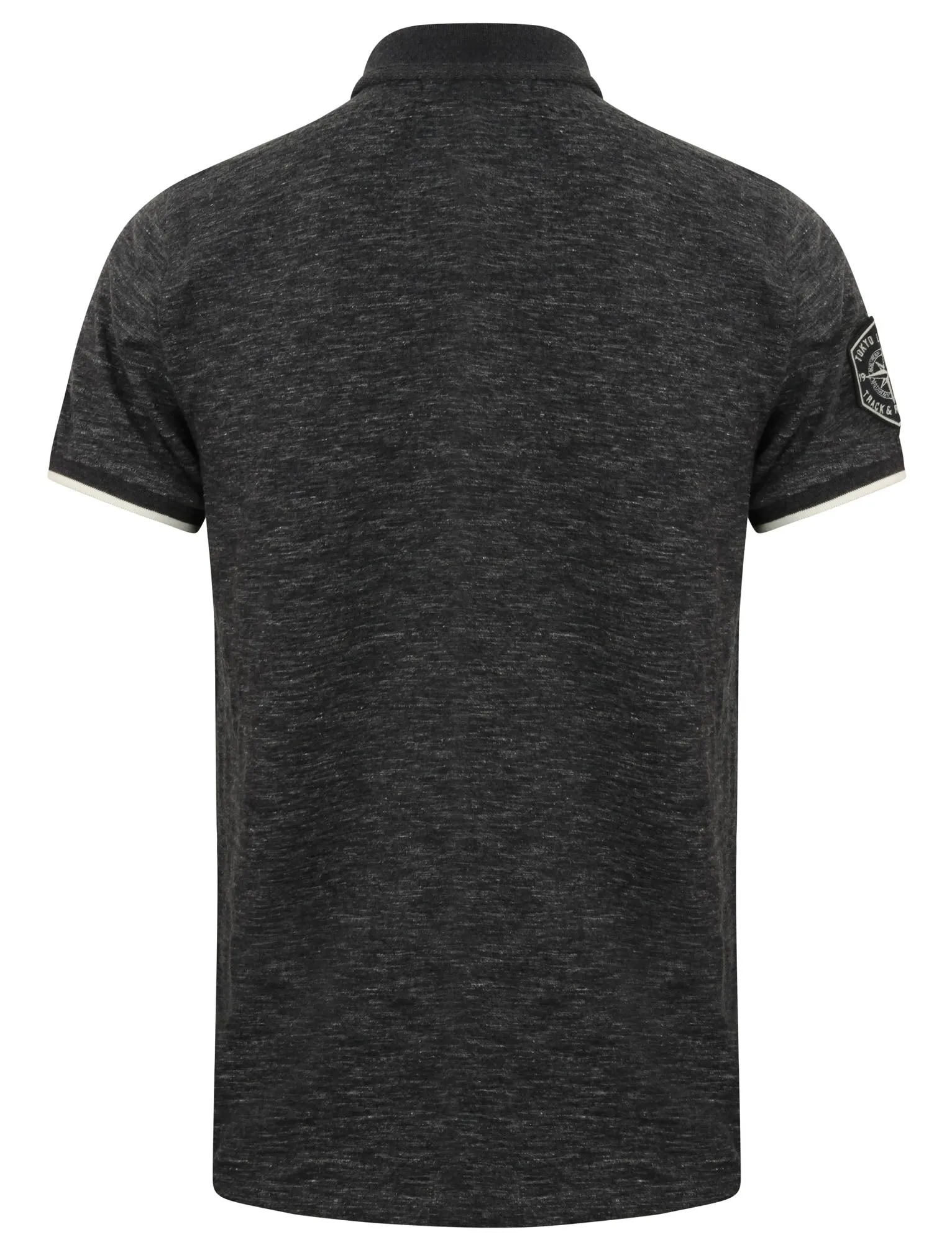 Berling Jersey Polo Shirt in Charcoal / Ivory - Tokyo Laundry sold by Tokyo Laundry product image thumbnail 3