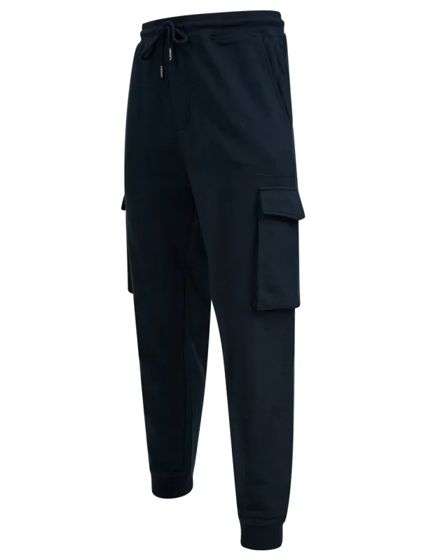 Frankie Multi-Pocket Cargo Style Cuffed Joggers in Sky Captain Navy - Tokyo Laundry sold by Tokyo Laundry
