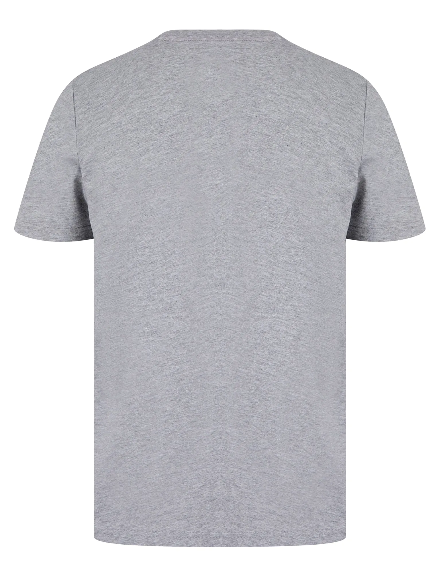 Men's Xmas Vibes Motif Novelty Cotton Christmas T-Shirt in Light Grey Marl - Merry Christmas sold by Tokyo Laundry product image thumbnail 2