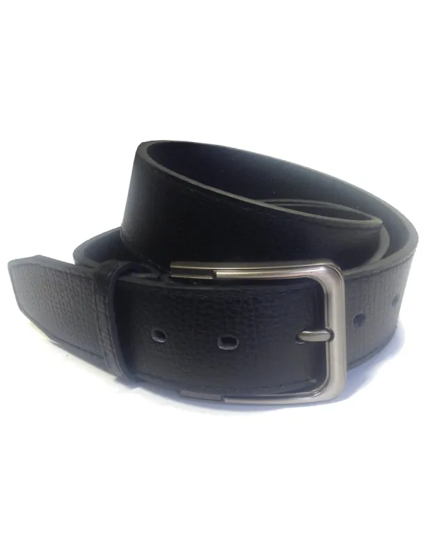 Mens Max Leather Belt in Black sold by Tokyo Laundry