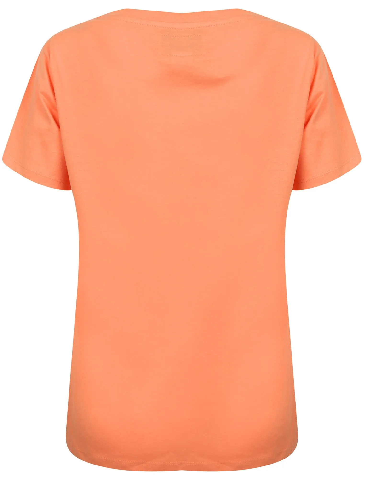 Nikita Motif Cotton Jersey T-Shirt In Sweet Peach - Tokyo Laundry sold by Tokyo Laundry product image thumbnail 2