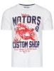 Speedster Custom Motorbike T-Shirt in Optic White - South Shore sold by Tokyo Laundry