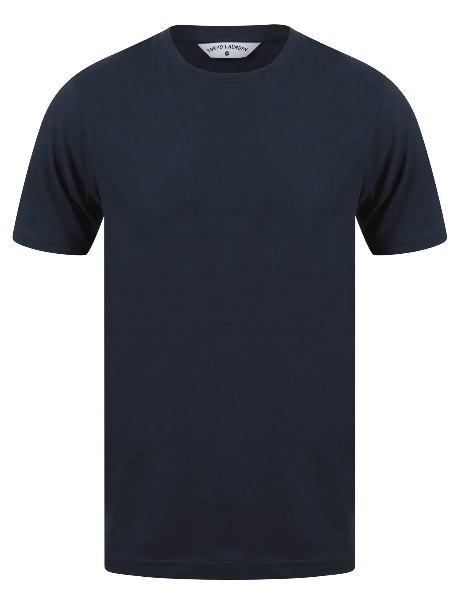 Spectre (5 Pack) Crew Neck Cotton T-Shirts in Black / Light Grey Marl / Winetasting / Lichen Green / Navy - Tokyo Laundry sold by Tokyo Laundry product image thumbnail 2