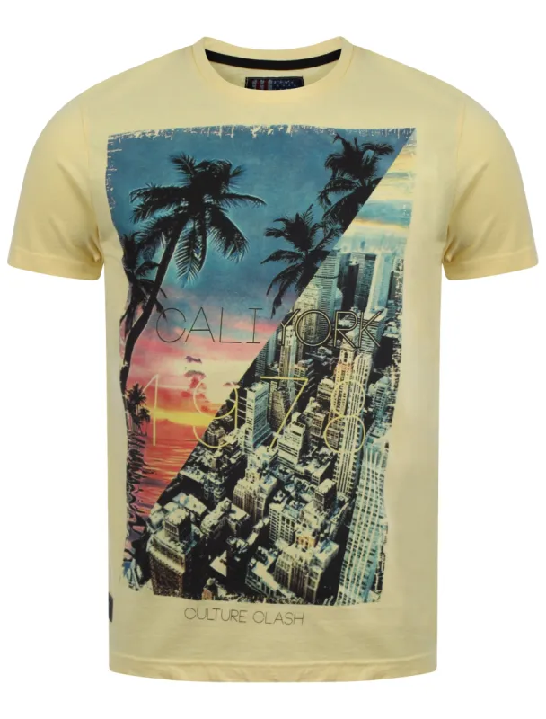 Dissident Cali-York t-shirt in Popcorn sold by Tokyo Laundry