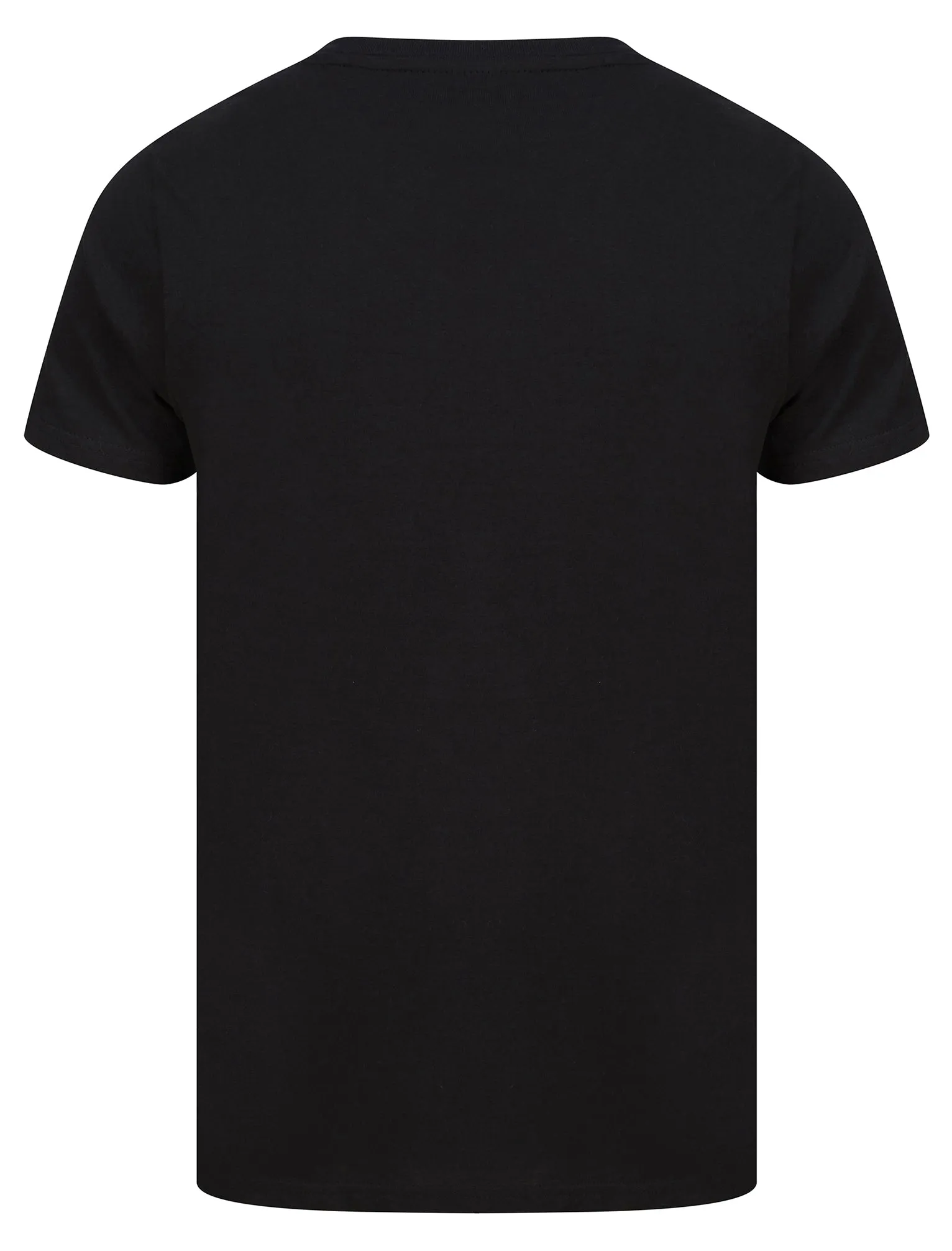 Men's Xmas Bourbon Motif Novelty Cotton Christmas T-Shirt in Jet Black - Merry Christmas sold by Tokyo Laundry product image thumbnail 2