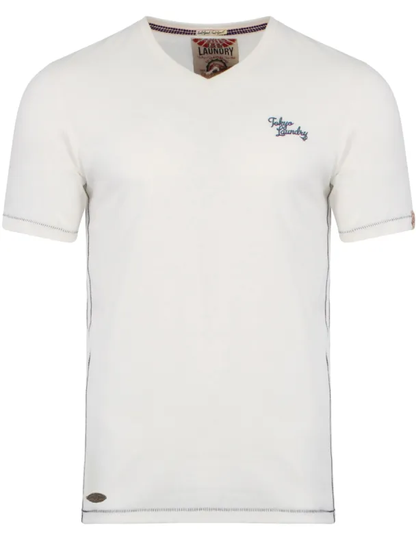 Essential V-neck T-shirt in Optic White - Tokyo Laundry sold by Tokyo Laundry