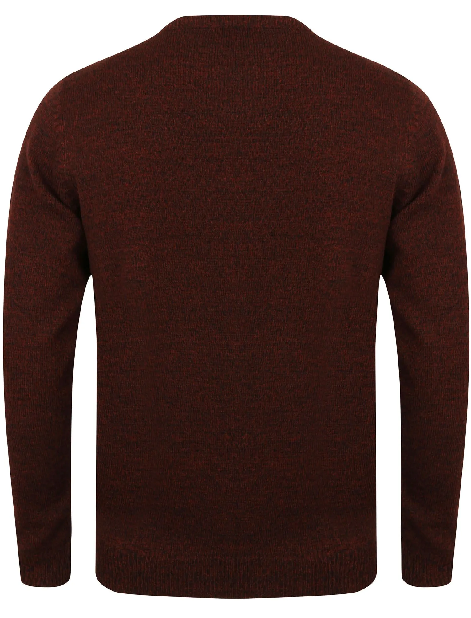 Hale Crew Neck Wool Blend Jumper In Black / Oxblood - Kensington Eastside sold by Tokyo Laundry product image thumbnail 2